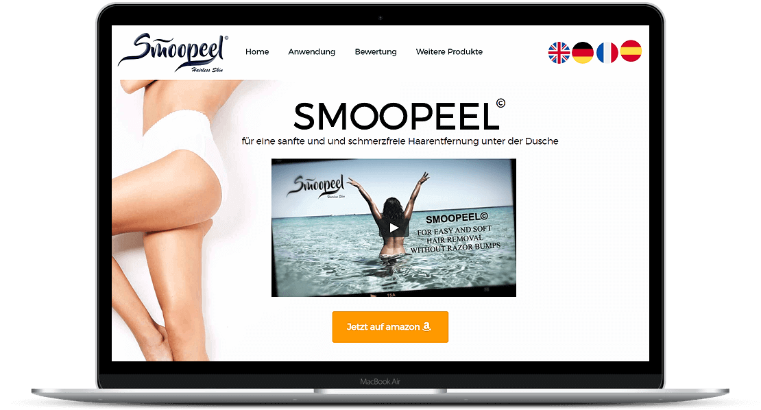 Ihre Webseite Bewertung von unseren Kunden angepasst an Handys und Tablets für mehr Besucher Bewertung von unseren Kunden Smoopeel